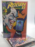 Front cover Robin II showing Joker art, bagged
