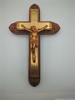 Full front view of crucifix