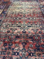 Centre section showing colour palette and motif detail