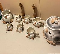 Full set laid out on table