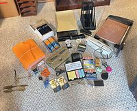 Entire lot laid out showing all items