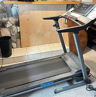 Full view of Pro-Form Sport 3.0 treadmill folded down