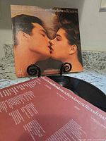 Front cover of Endless Love soundtrack and vinyl on countertop
