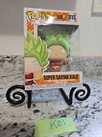 Front view of Boxed Super Saiyan Kale Funko Pop #815