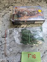 Front of Mars Russian Dragoons kit box and bagged green plastic parts