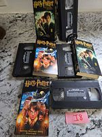 Overall view showing two slipcovers, four tapes