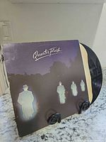 Front jacket of Quarterflash LP and vinyl partially visible