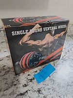 Retail box showing product name and image of ab roller