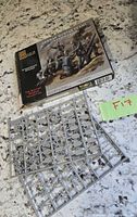 Front of sealed Pegasus Hobbies German Mortar Teams model kit with sample sprues