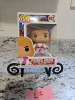 Front view of boxed Funko Pop Prince Adam #992