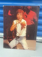 Front view of Bruce Springsteen poster on Bristol board