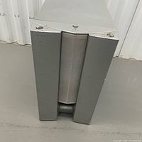 Front view of Sony SA-WS888 subwoofer showing grille and silver panels