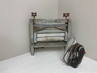 Full view of both iron and wringer