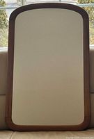 Full view of mirror showing frame shape and size