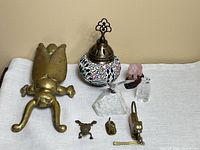 Wide shot of all items in lot