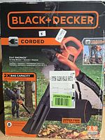 Front of retail box showing model, functions and branding