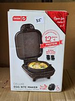 Front of Dash Deluxe Egg Bite Maker box