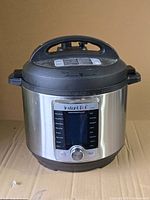 Front view of Instant Pot Ultra 60 with lid attached