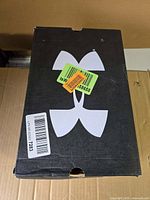 Top of original Under Armour shoe box