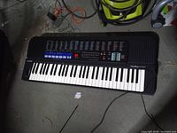 Front view of Casio CT-670 keyboard showing keys and control panel