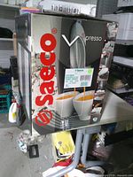 Front view of Saeco Vspresso retail box