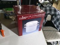 Box displaying Somerset Collections The Everything Pot 4-Piece Cooking Set