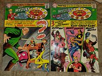 Front covers of House of Mystery #159 and #165