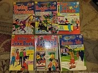 Front covers of six Archie Silver Age comics
