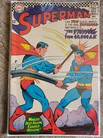 Full front cover of Superman #196 in sleeve