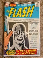 Front cover of The Flash #167 comic bagged