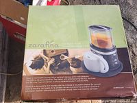Front of sealed Zarafina Tea Maker Suite retail box
