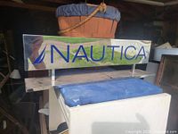 Front view showing Nautica logo and chrome finish