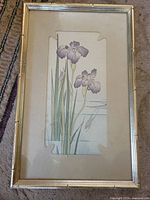 Full view of framed artwork