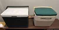 Front view of both coolers closed