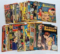 Complete spread showing all 29 comics in three rows