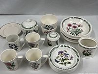 Group shot of all dinnerware pieces
