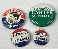 Front view showing all four campaign buttons