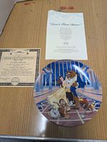 Full view of plate with COA and insert