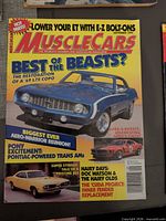Cover of MuscleCars magazine showing blue 1969 Camaro COPO