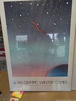 Full view of poster showing artwork and border text