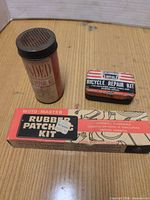 Overview of all three patching kits