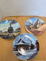 Overview of the three railway collector plates