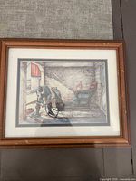 Full view of framed Trisha Romance print