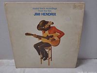 Front cover of the Jimi Hendrix soundtrack double LP