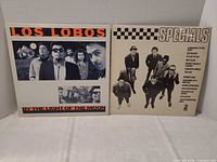 Front jackets of both LPs