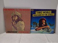 Front covers of both LPs