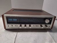 Front view showing Pioneer SX-535 faceplate, knobs, tuner dial