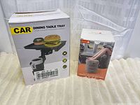 Front view of both boxed items