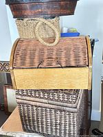 Stack showing all four baskets and tray