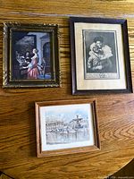Group shot of all three framed prints